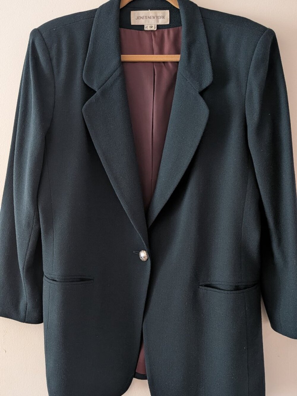 VINTAGE JONES NEW YORK GREEN BLAZER JACKET